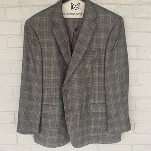 Hart Schaffner Marx Loro Piana Gold Trumpeter Cashmere Blazer Sport Coat 50R